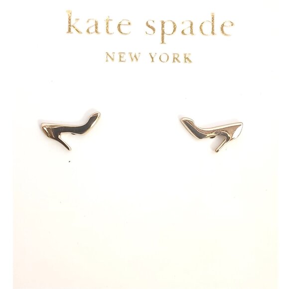 Kate Spade Gold Filled Studs Posts Earrings - Shoes with Heels, Stilettos - Picture 4 of 7
